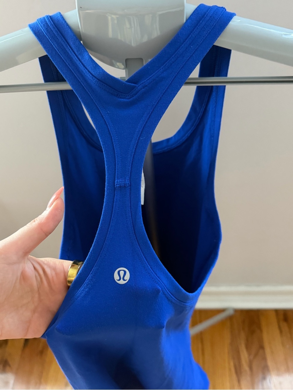 Lululemon Racerback Athletic Tank Top Blue Size 10 – Like New - Picture 6 of 8